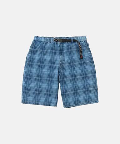 Lagoon Short Denim Plaid