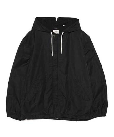 Nylon Twill Hooded Jacket