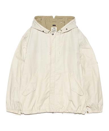 Nylon Twill Hooded Jacket