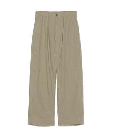 Silk Nep Cotton Twill Deck Pants