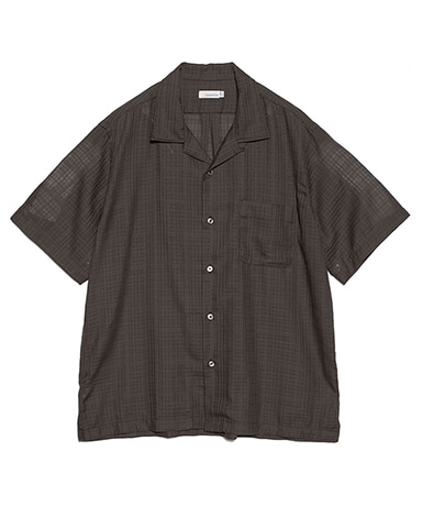 Open Collar Panama S/S Shirt