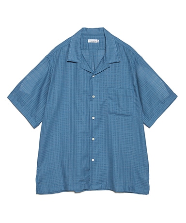Open Collar Panama S/S Shirt
