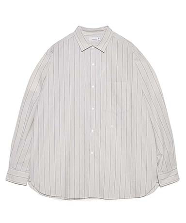 Regular Collar Stripe Wind Shirt