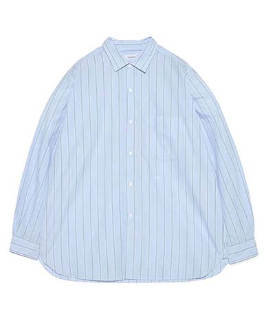 Regular Collar Stripe Wind Shirt