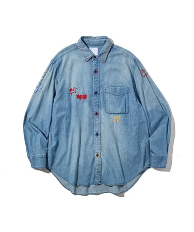 ラッキーエンブロイダリーシャツ