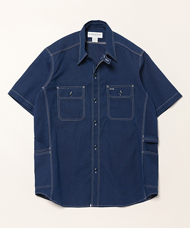Gardener Shirt 1/2 - Indigo Chambray