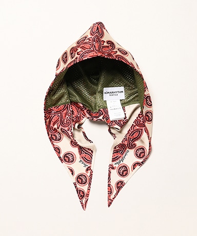 Paisley Silk Hoody Scarf