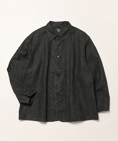 WWII 40's Sumi Coated Linen Coverall