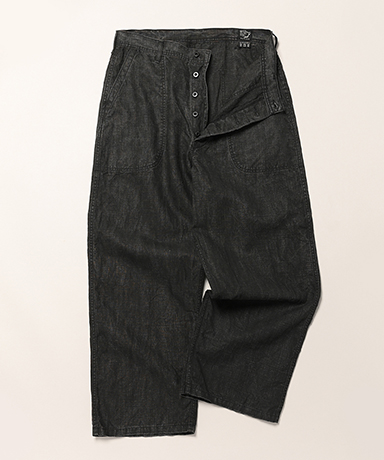 WWⅡ 40'S U.S Navy Sumi Coated Linen Utility Trousers