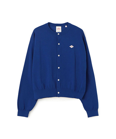 Women's Jersey Knit Crew Neck Cardigan