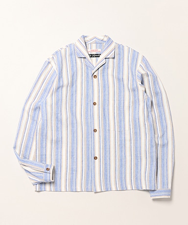 Dead Stock Limited Rare Vintage Fabric Open Collar Shirt