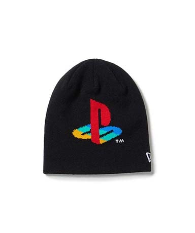 ベーシック　ビーニー PlayStation プレイステーション 4カラー ファミリーマーク ブラック