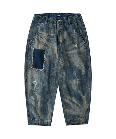 Steinbeck Denim Pocket Pants Vintage Custom