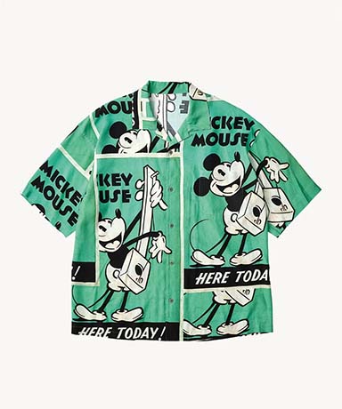 Disney VP/PC Aloha Collection Aloha Shirt /Mickey&Guitar