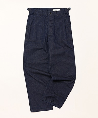 US Army Baker Pants Cotton Linen Denim