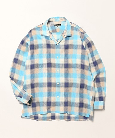 Abshinth Shirt Linen Plaid