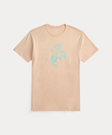 コットンヘンプ グラフィック Tシャツ