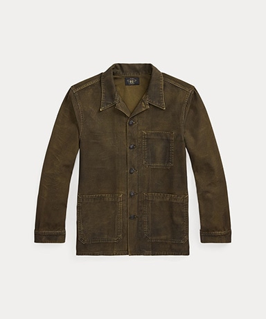 リバースサティーン オーバーシャツ