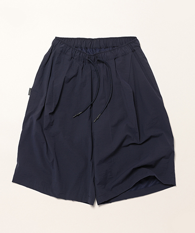 Nylon Baggy Long Shorts