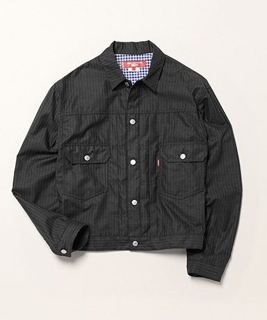 エステルビスコースストライプ - Levi's Wネーム