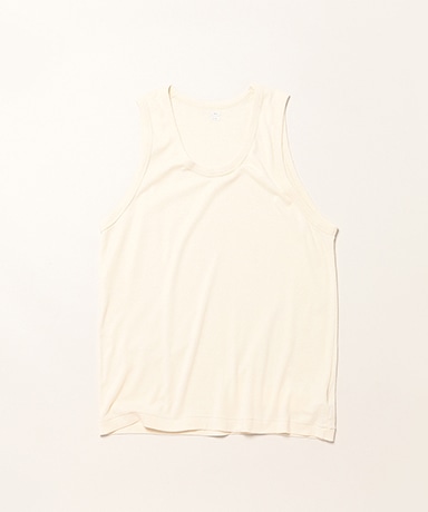 Co/Silk Nep Rib Tank top