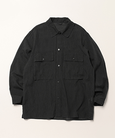 Silk-Co Voile Military Shirt