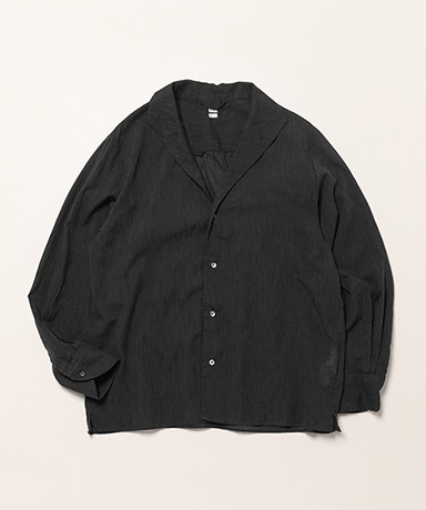 Silk-Co Voile French Shawl Collar Shirt