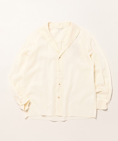 Silk-Co Voile French Shawl Collar Shirt