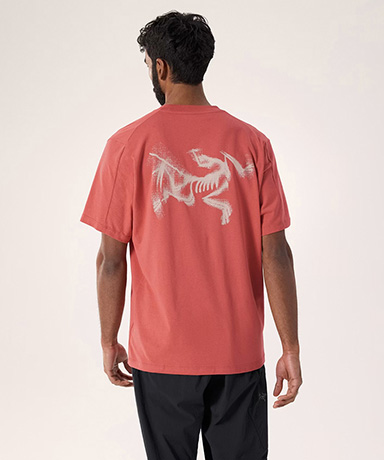 Kragg SL Cotton Blurred Bird SS Men's