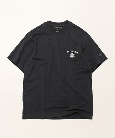 30/2 Cotton Jersey Varsity Logo Print T-Shirt