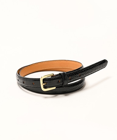 Press Croco Dress Belt