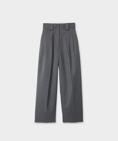 T/W Twill High Waist Two Tuck Pants