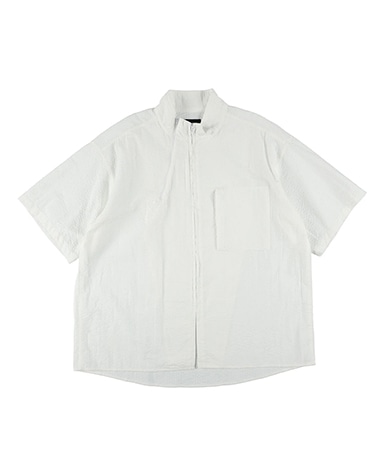 Stand Collar Zip Shirt