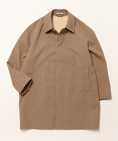 Bonded Tropical Wool Short Coat