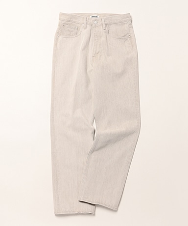 Faded Hard Twist Brown Denim 5p Pants
