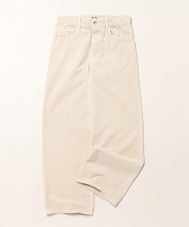 Garment-Dyed Finx Corduroy 5p Wide Pants