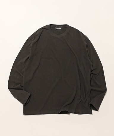 Brushed Organic Cotton Jersey L/S Tee
