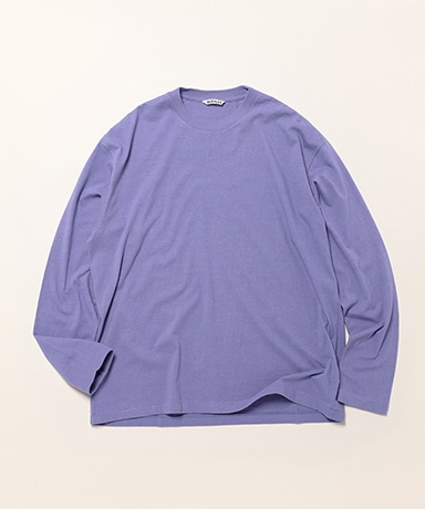 Brushed Organic Cotton Jersey L/S Tee