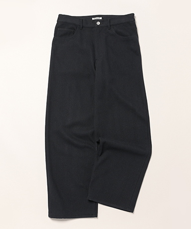 Silk Nep Denim 5P Wide Pants