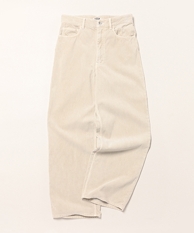 Garment-Dyed Finx Corduroy 5p Wide Pants