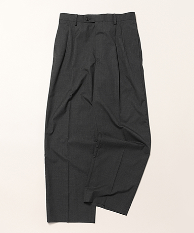 Ultra Fine Tropical Wool Two-Tuck Slacks