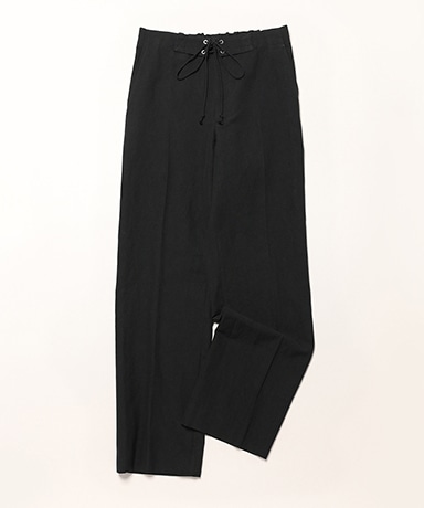 Wool Cotton Linen OX Drawstring Pants