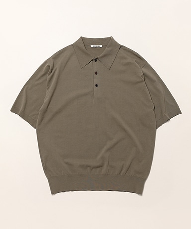 Giza High Gauge Knit Polo