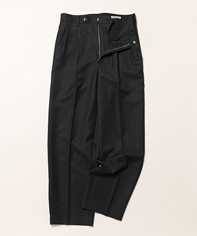 Bluefaced Wool Two-Tuck Slacks
