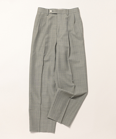 Bluefaced Wool Two-Tuck Slacks