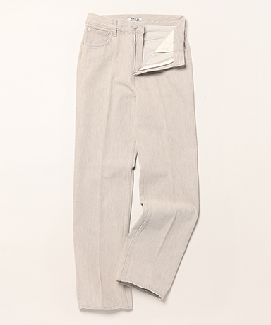Faded Hard Twist Brown Denim 5p Pants