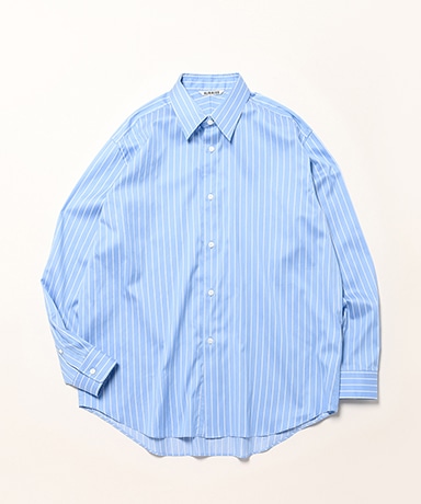 Cotton Silk Stripe Shirt