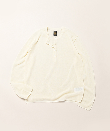 Women Sheer Thermal Henley Neck Long Sleeve