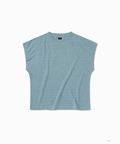 Women Normandy Linen Cap Sleeve T-Shirt