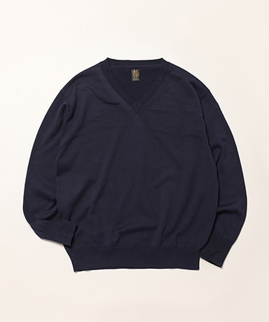 Men Caribbean Seaisland Cotton V Neck